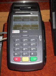 CARD MACHINE VERIFONE FD55