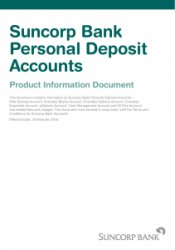 Suncorp Personal Deposit