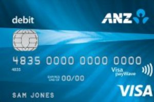 Personalised EFTPOS card ANZ