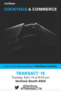 Verifone Carbon at TRANSACT Booth 620